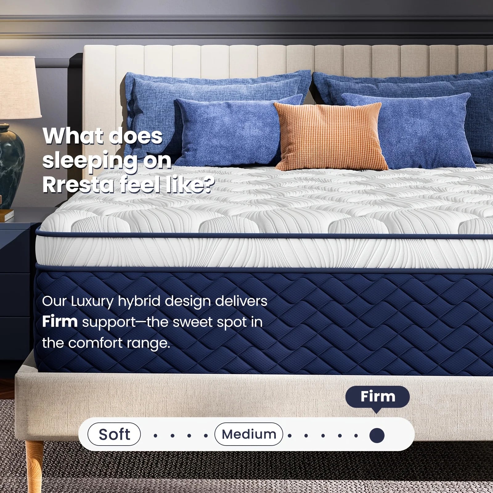 12-Inch Hybrid Mattress – Twin/Full/Queen/King Sizes, Memory Foam + Innerspring Support, Medium-Firm Feel, Enhanced Lumbar Zone, Easy Bed-in-a-Box Setup, Ideal for Home Bedrooms & Hotel Use