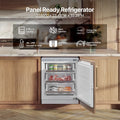 106L Embedded Refrigerator Upright Freezer Compact Mini Freezer for Home Use
