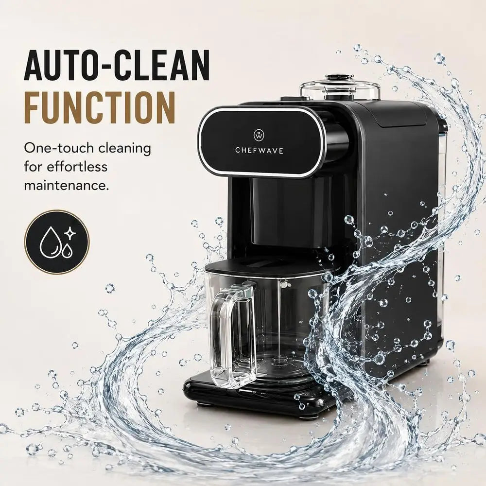 Milkmade Plant-Based Milk Maker, 6-in-1 Non-Dairy Milk hine or Almond, Oat, Soy, Cashew, Cnut & adamia Milk, No Sog, Auto-Clean,