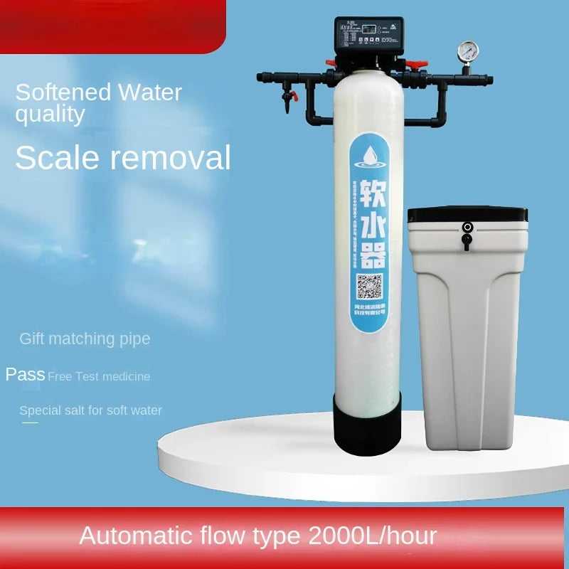 Softened Water Treatment Equipment Boiler Descaling Water Purification Equipment Rural Well Water Groundwater Sediment Descaling