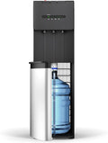 Self Cleaning Water Dispenser, Bottom Loading Water Dispenser for 3 & 5 Gallon Bottles,LED Indicators, Ideal，Black