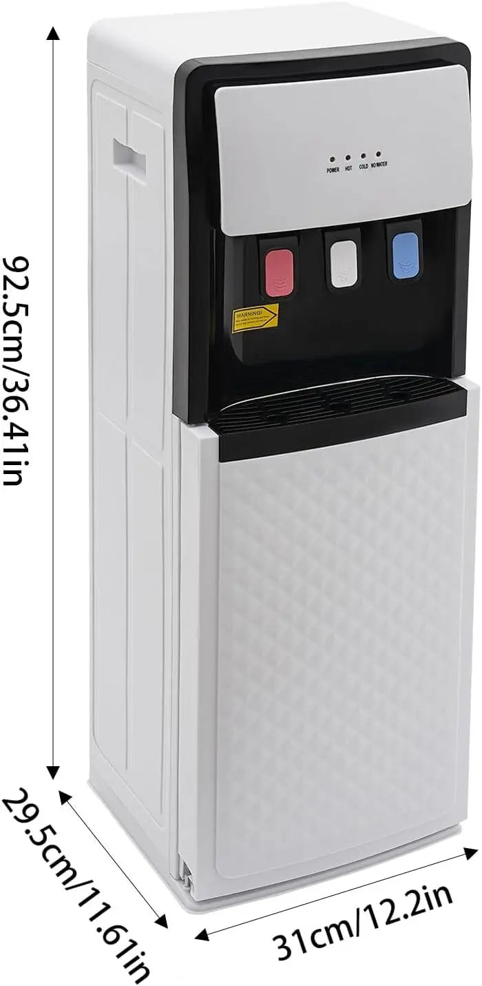 500W US Standard Water Dispenser Bottom Loading Water Cooler with Anti-slip Bottom Detachable Water Collection Box for 5 Gallon Bottles