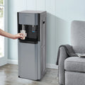 450W 20L/5.28 Gallon F880 Water Dispenser Office Drinking Machine Bottom Loading with Heat-sink Holes and Indicator Lights for Home and Commercial Purpose