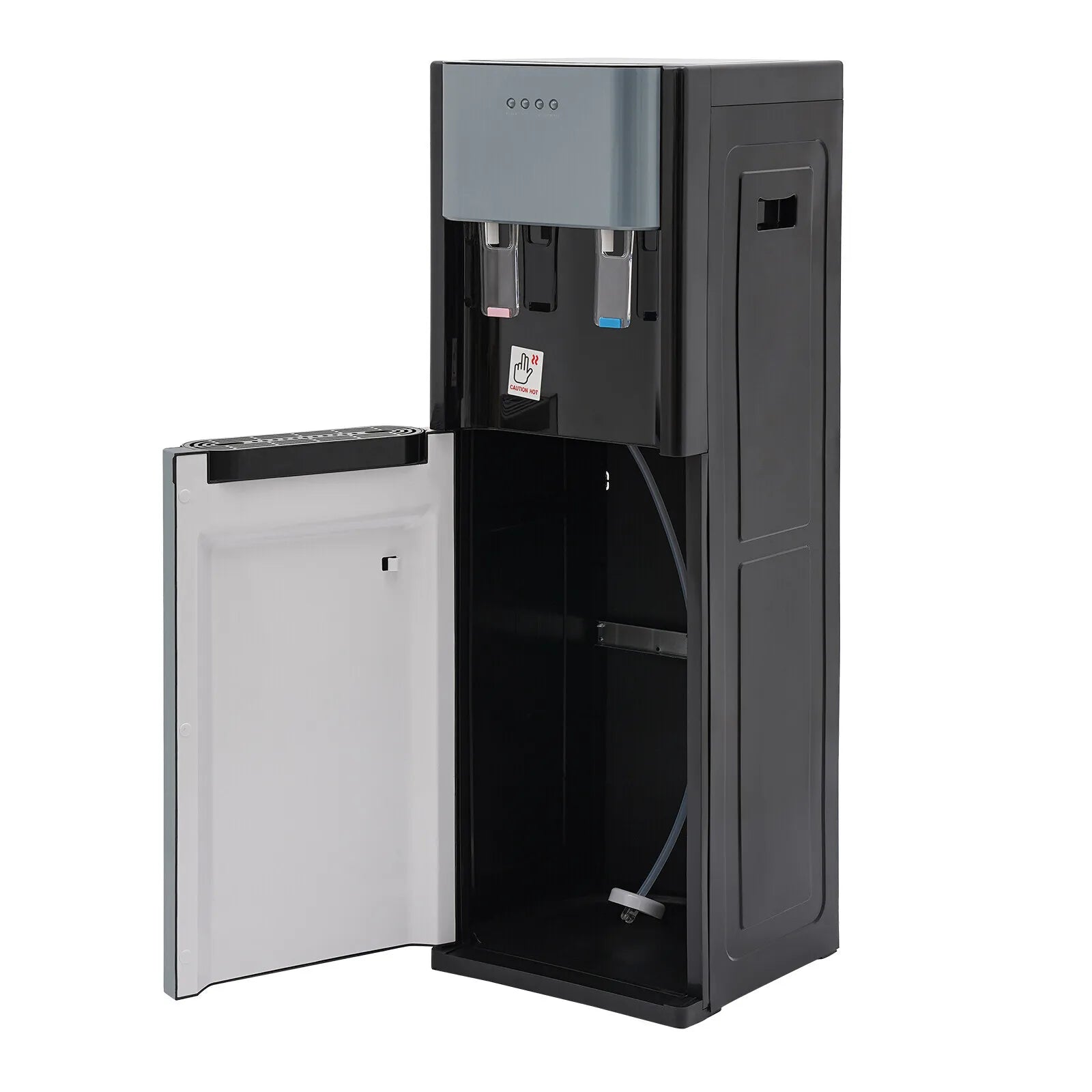 450W 20L/5.28 Gallon F880 Water Dispenser Office Drinking Machine Bottom Loading with Heat-sink Holes and Indicator Lights for Home and Commercial Purpose