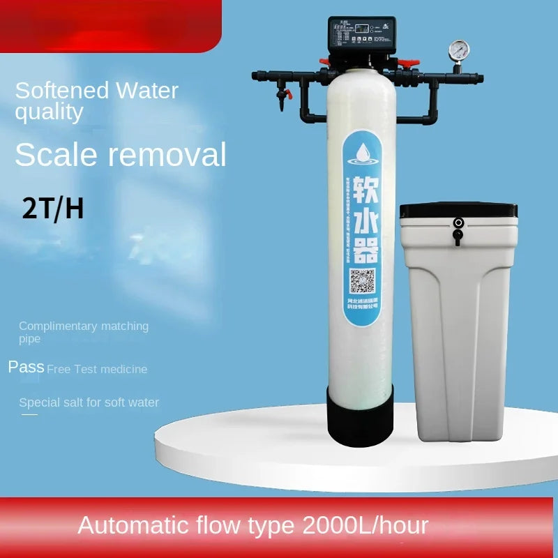 Softened Water Treatment Equipment Boiler Descaling Water Purification Equipment Rural Well Water Groundwater Sediment Descaling