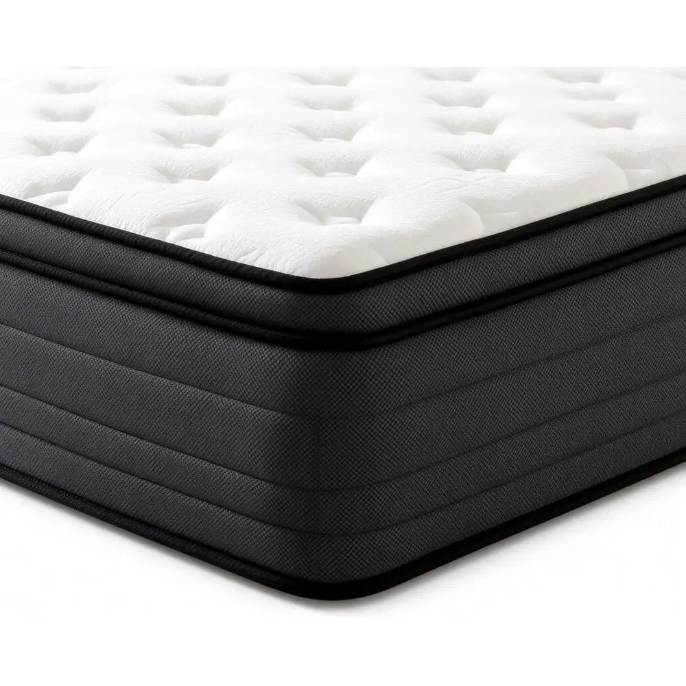 14 Inch Queen Hybrid Mattress: Medium Firm Support, Cooling Comfort for All Sleepers