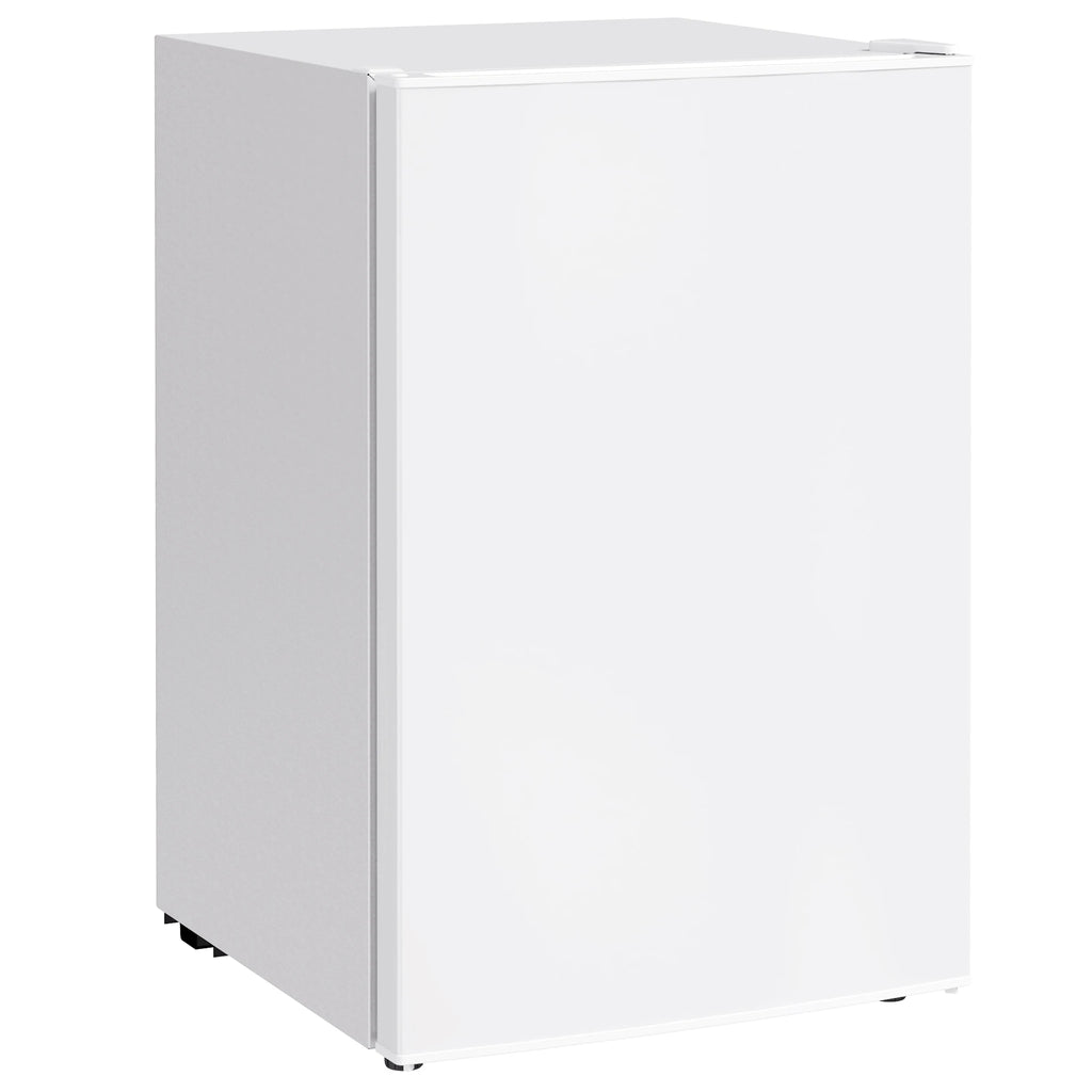 HOMCOM Mini Fridge with Freezer, 4.5 Cu.Ft Small Refrigerator with Adjustable Thermostat, Energy Efficient, Low Noise, Mini Refrigerator for Bedroom, Dorm, Office, White
