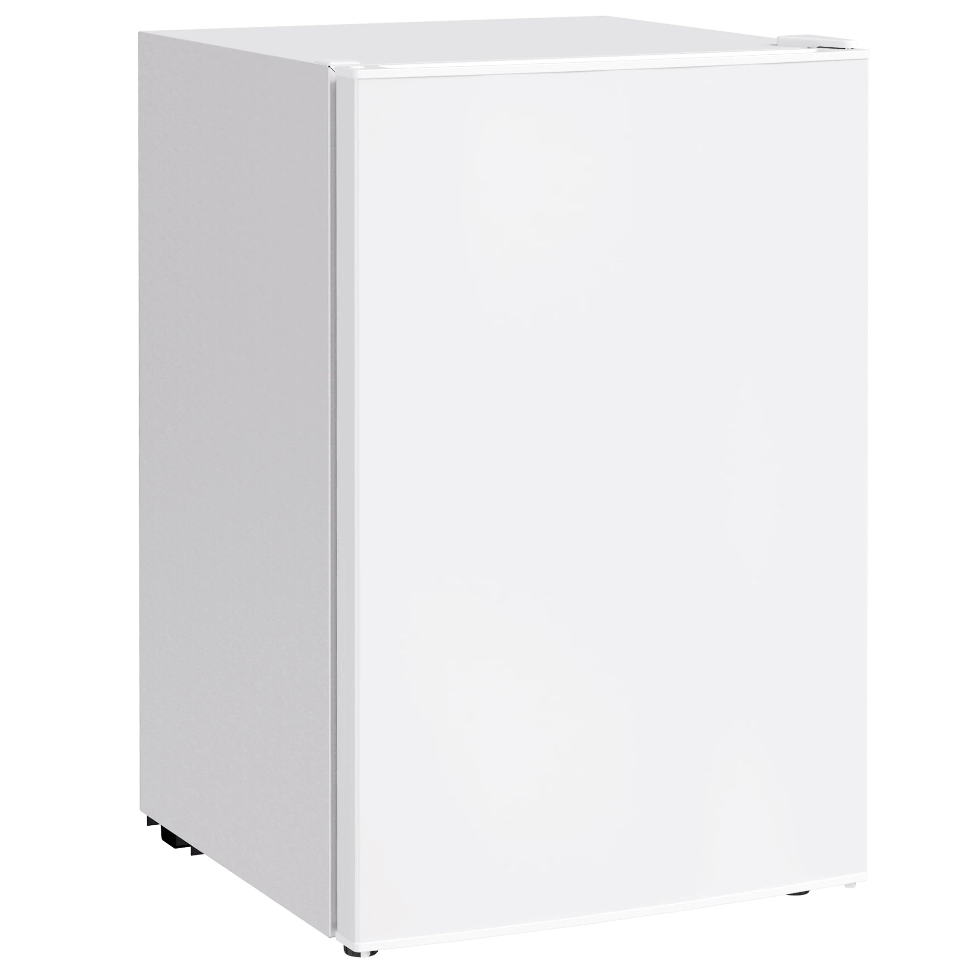 HOMCOM Mini Fridge with Freezer, 4.5 Cu.Ft Small Refrigerator with Adjustable Thermostat, Energy Efficient, Low Noise, Mini Refrigerator for Bedroom, Dorm, Office, White