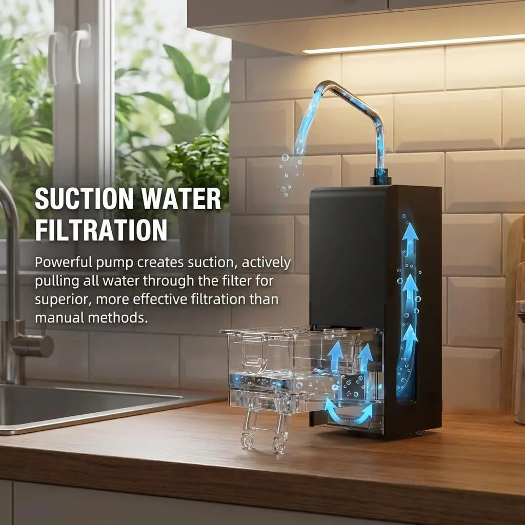 Automatic Water Dispenser for HG01 & NOVA Ultrasonic Vinyl Record Cleaner with Built-in Filtration and 500+ Cycles per Charge