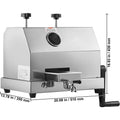 SucceBuy Commercial Sugar Cane Juicer 110LBS/H High Output Sugarcane Juicer Machine w/3 Stainless Steel Rollers 2.4" Large Inlet