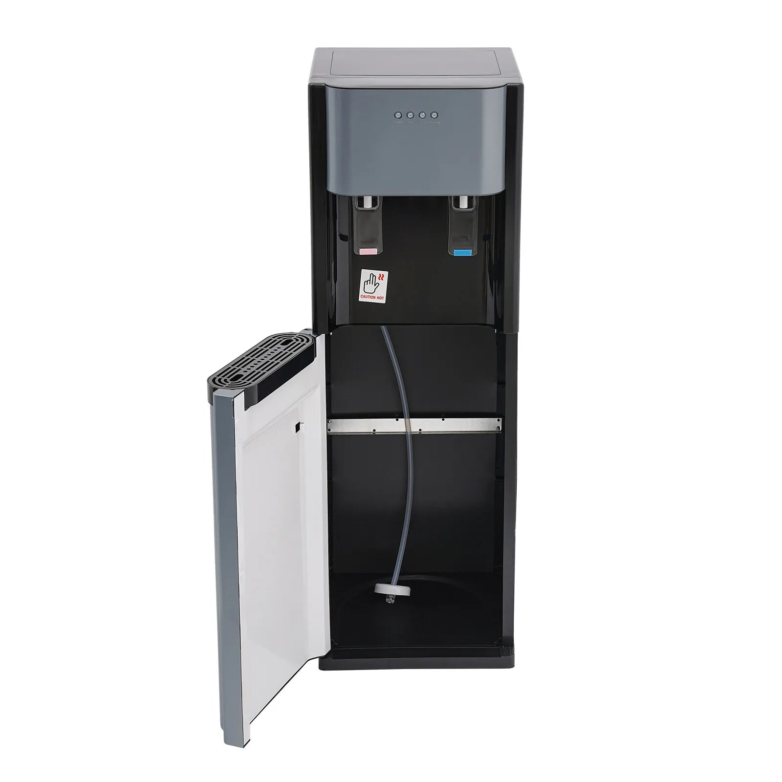 450W 20L/5.28 Gallon F880 Water Dispenser Office Drinking Machine Bottom Loading with Heat-sink Holes and Indicator Lights for Home and Commercial Purpose