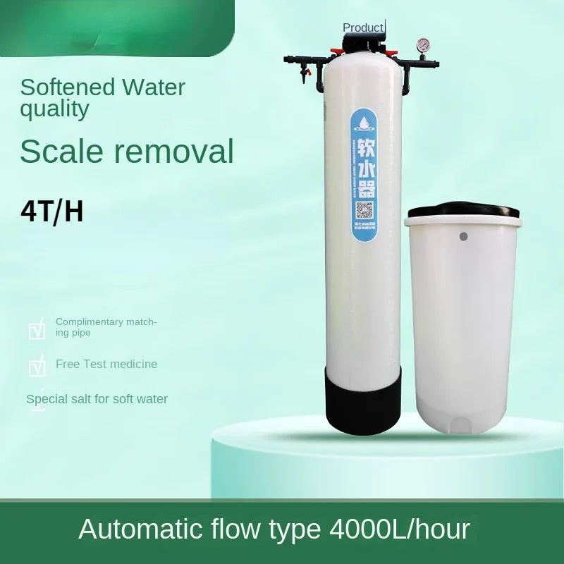 Softened Water Treatment Equipment Boiler Descaling Water Purification Equipment Rural Well Water Groundwater Sediment Descaling