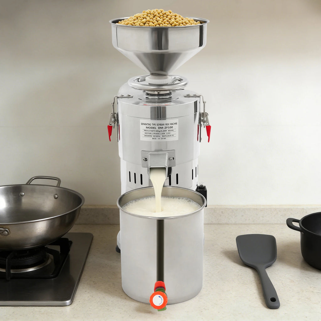 Electric Soybean Milk Machine Aluminum Alloy High Safety Grinding Efficiency Kitchen Appliance for Healthy Cooking
