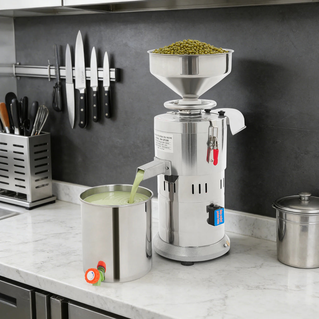 Electric Soybean Milk Machine Aluminum Alloy High Safety Grinding Efficiency Kitchen Appliance for Healthy Cooking