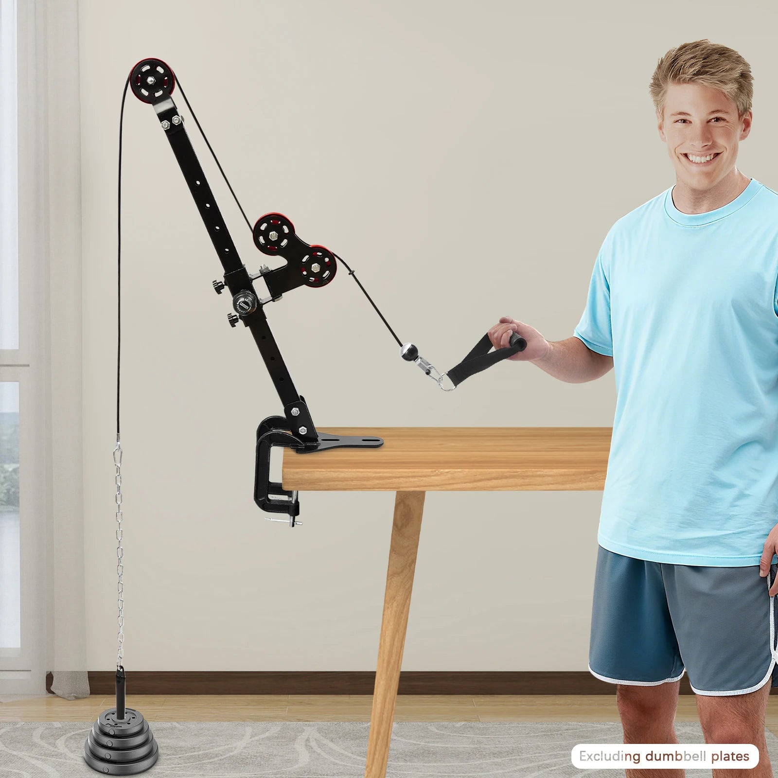 Arm Wrestling Training Equipment Desktop Wrist Training Device Forearm & Wrist Exerciser for Strength Training Home Gym