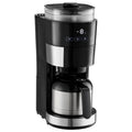 Coffee Maker with Grinder, 8 Cup Programmable Coffee Machine, Grind and Brew Coffee Maker with 24-Hour Timer for Auto Brew, Reusable Filter, for Home Office Restaurant