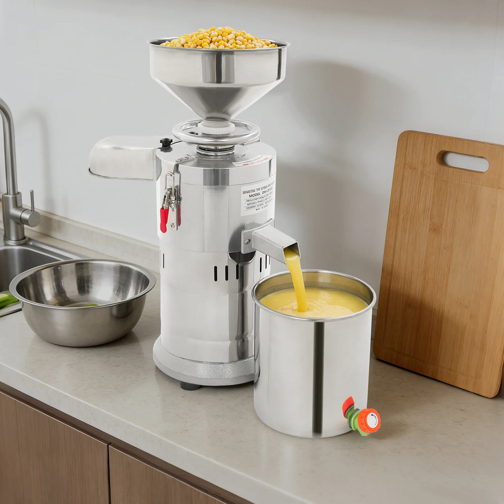 Electric Soybean Milk Machine Aluminum Alloy High Safety Grinding Efficiency Kitchen Appliance for Healthy Cooking