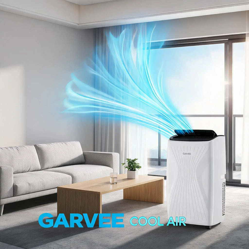 14000 BTU Portable Air Conditioner 3-In-1 Cool Fan Dehumidifier Efficient Cooling And Dehumidification Compact AC Unit Reliable Performance For Home Or Office