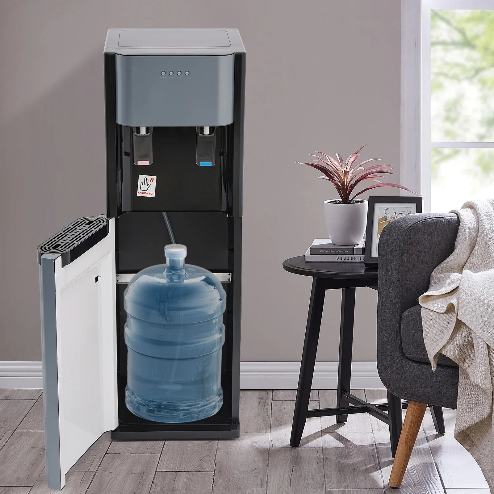 Bottom Loading Water Dispenser for 5 Gallon Bottle Water Dispenser with Heating and Cooling Functions, for Home Office LivingRoom