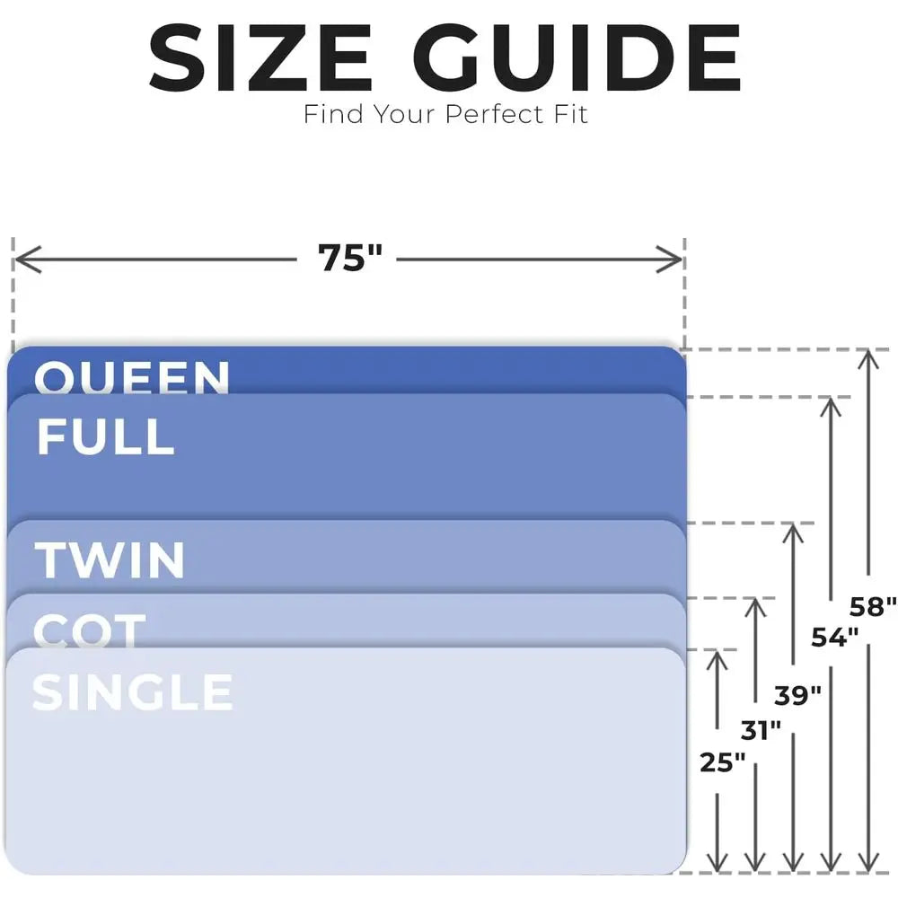 Portable 4 Twin Folding Mattress with Removable Cover - Compact, Lightweight for Adults & Kids, Easy Storage (75 x 39 x 4)